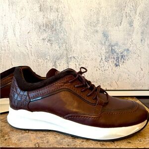Men's Brown Leather Vella Pais Sneakers/Shoes